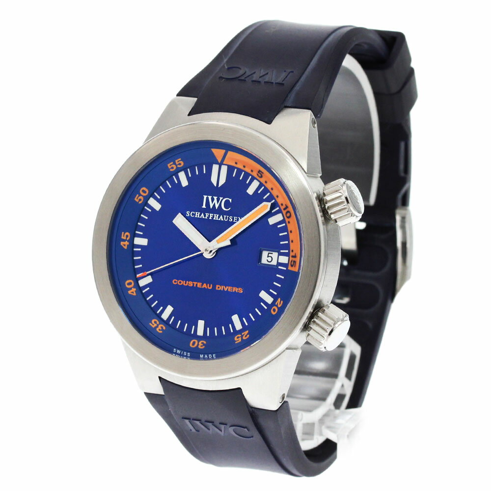 IWC SCHAFFHAUSEN IW354806 アクアタイマー クストーダイバーズ 世界限定1953本 自動巻き メンズ _850324【中古】