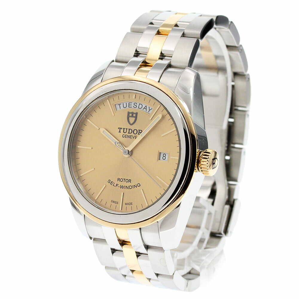 チュードル TUDOR 56003 グラマー デイトデイ YGベゼル 自動巻き メンズ 良品 _849750【中古】