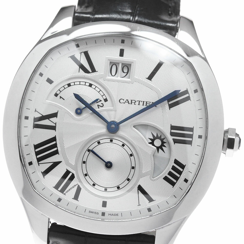 カルティエ CARTIER WSNM0005 ドライブ ドゥ カルティエ ラージデイト 自動巻き メンズ 箱・保証書付き_860232【中古】