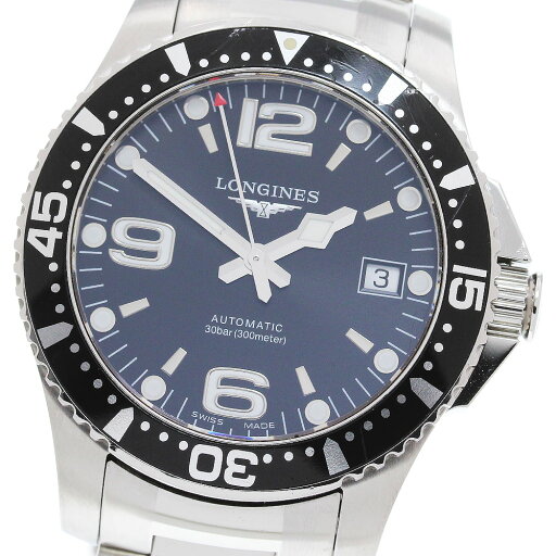 ロンジン LONGINES L3.641.4 ハイドロ コンクエスト スポーツ デイト 自動巻き メンズ 保証書付き_849739【中古】 ロンジン LONGINES L3.641.4 ハイドロ コンクエスト スポーツ デイト 自動巻き メンズ 保証書付き_849739【中古】