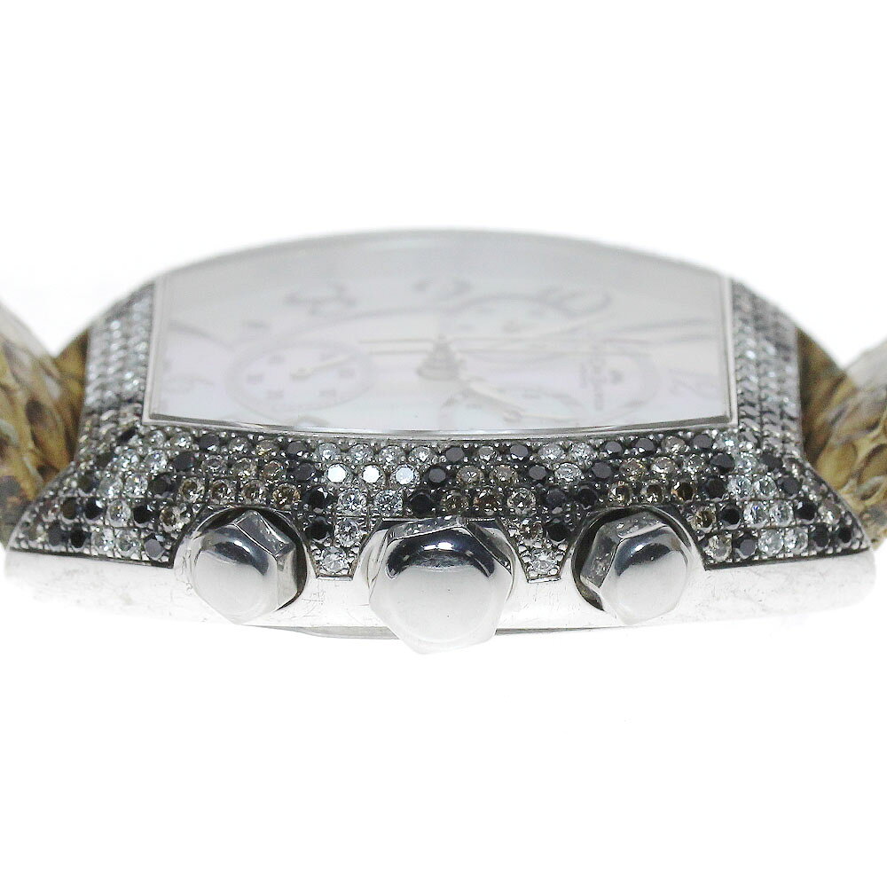 ヴァンデルボーヴェデ VAN DER BAUWEDE MAGNUM CAL.25 クロノグラフ SV800 クォーツ メンズ _816824【中古】