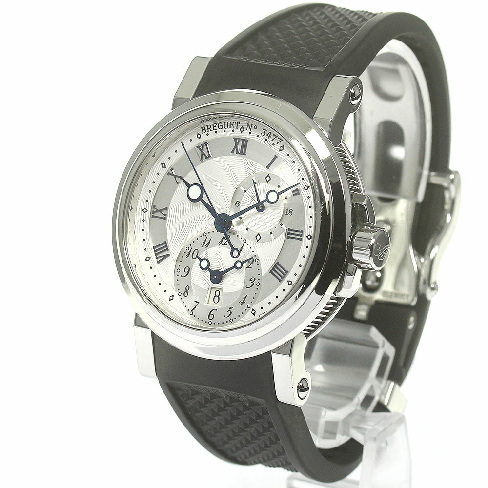 ブレゲ Breguet 5857 マリーン GMT デイト 自動巻き メンズ _845793【中古】