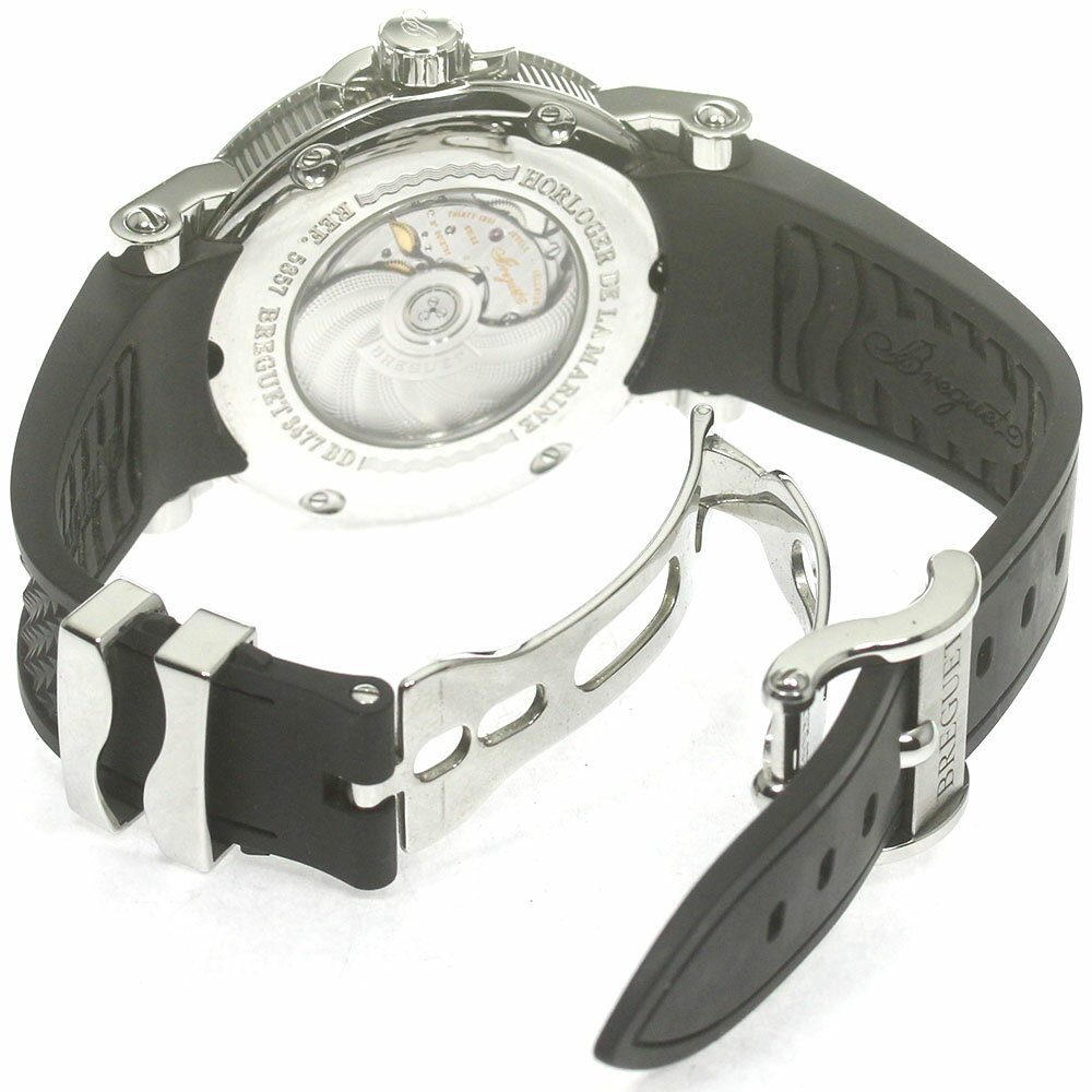 ブレゲ Breguet 5857 マリーン GMT デイト 自動巻き メンズ _845793【中古】