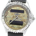 ジャンク ブライトリング BREITLING A56012.1 クロノスペース クォーツ メンズ 保証書付き_820271【中古】