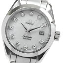 オメガ OMEGA 2577.75 シーマスター アクアテラ 11Pダイヤ クォーツ レディース _843677【中古】