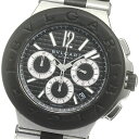 ブルガリ BVLGARI DG42SVCH ディアゴノ デイト クロノグラフ 自動巻き メンズ _861605【中古】