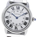 カルティエ CARTIER W6701004 ロンドソロSM クォーツ レディース 美品 保証書付き_860069【中古】