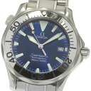 オメガ OMEGA 2263.80 シーマスター300 デイト クォーツ ボーイズ 美品 保証書付き_839151【中古】