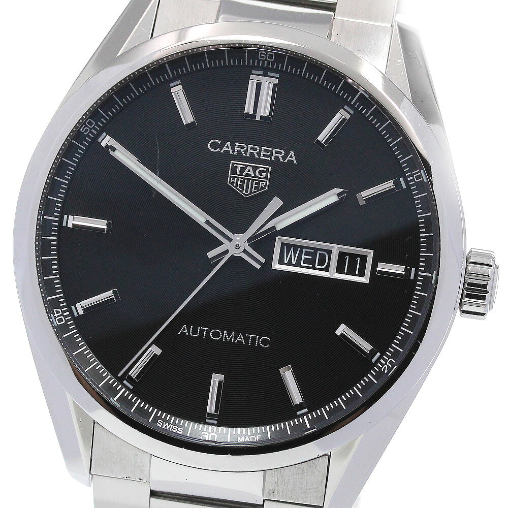 タグホイヤー TAG HEUER WBN2010 カレラ キャリバー5 デイデイト 自動巻き メンズ 良品 _861609【中古】