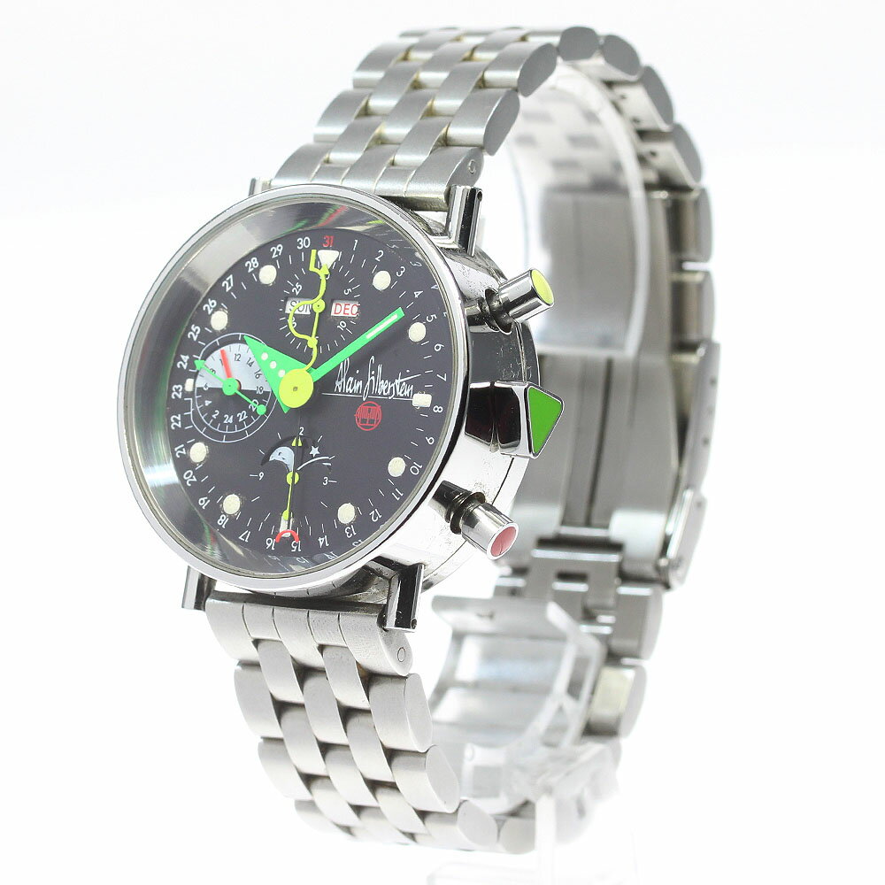 アラン・シルベスタイン Alain Silberstein クロノ2 トリプルカレンダー 自動巻き メンズ _847841【中古】