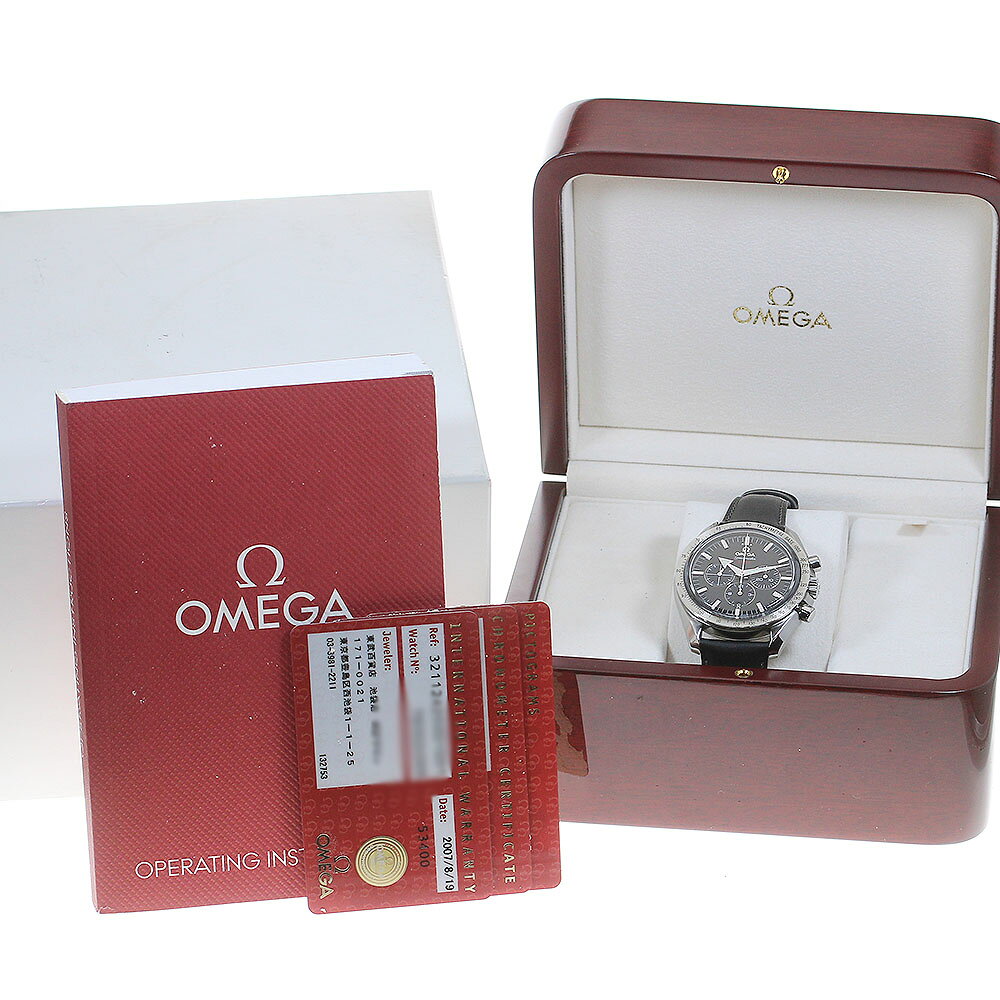 オメガ OMEGA 321.12.42.50.01.001 スピードマスター ブロードアロー クロノグラフ 自動巻き メンズ 箱・保証書付き_863334【中古】