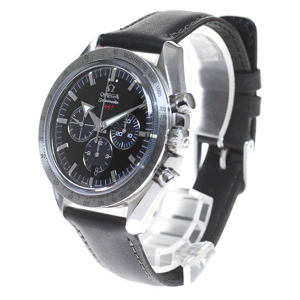 オメガ OMEGA 321.12.42.50.01.001 スピードマスター ブロードアロー クロノグラフ 自動巻き メンズ 箱・保証書付き_863334【中古】