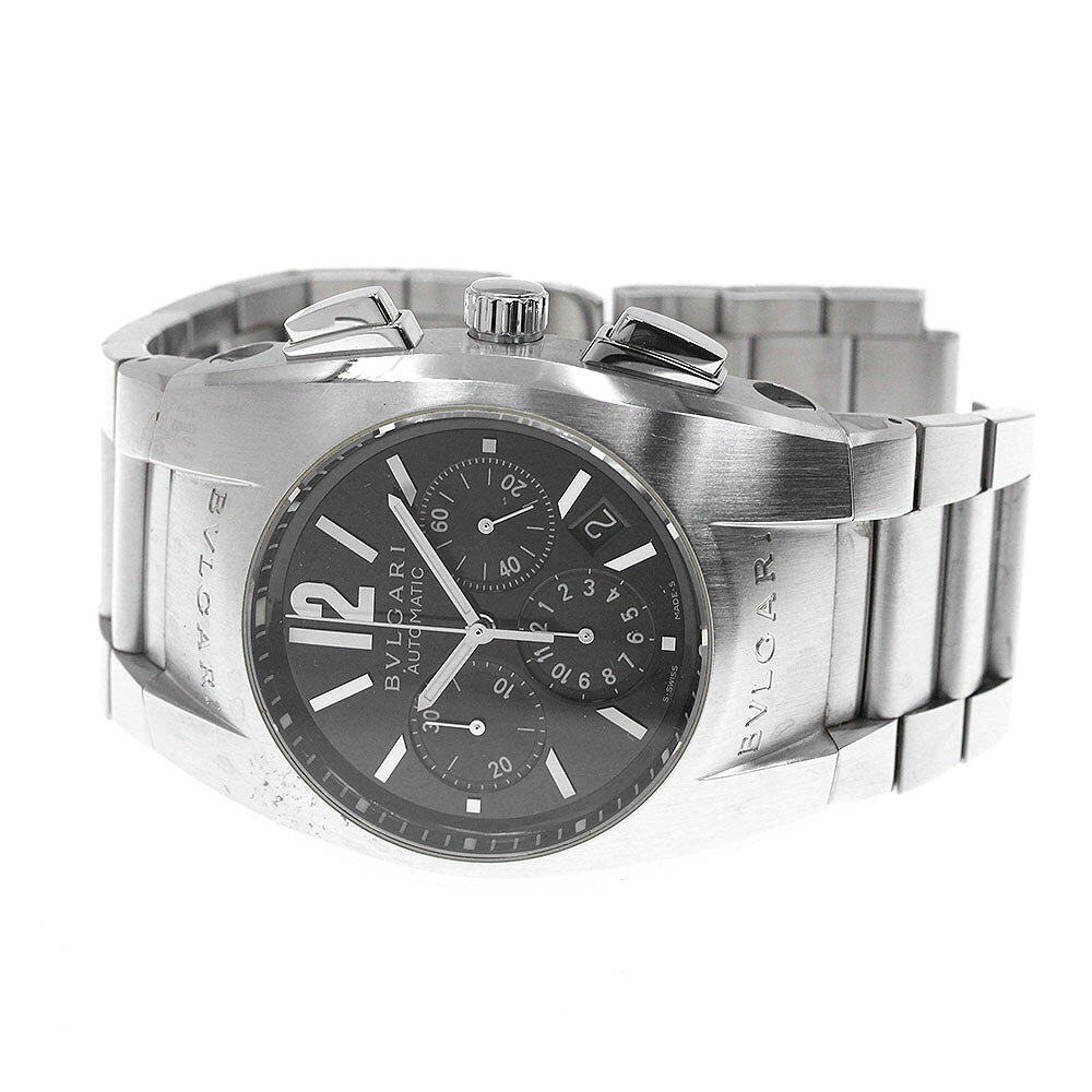ベルトジャンク ブルガリ BVLGARI EG40SCH エルゴン クロノグラフ 自動巻き メンズ...