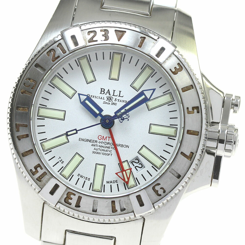 ボールウォッチ BALLWATCH DG1016A エンジニア ハイドロカーボン デイト GMT 自動巻き メンズ _842510【中古】