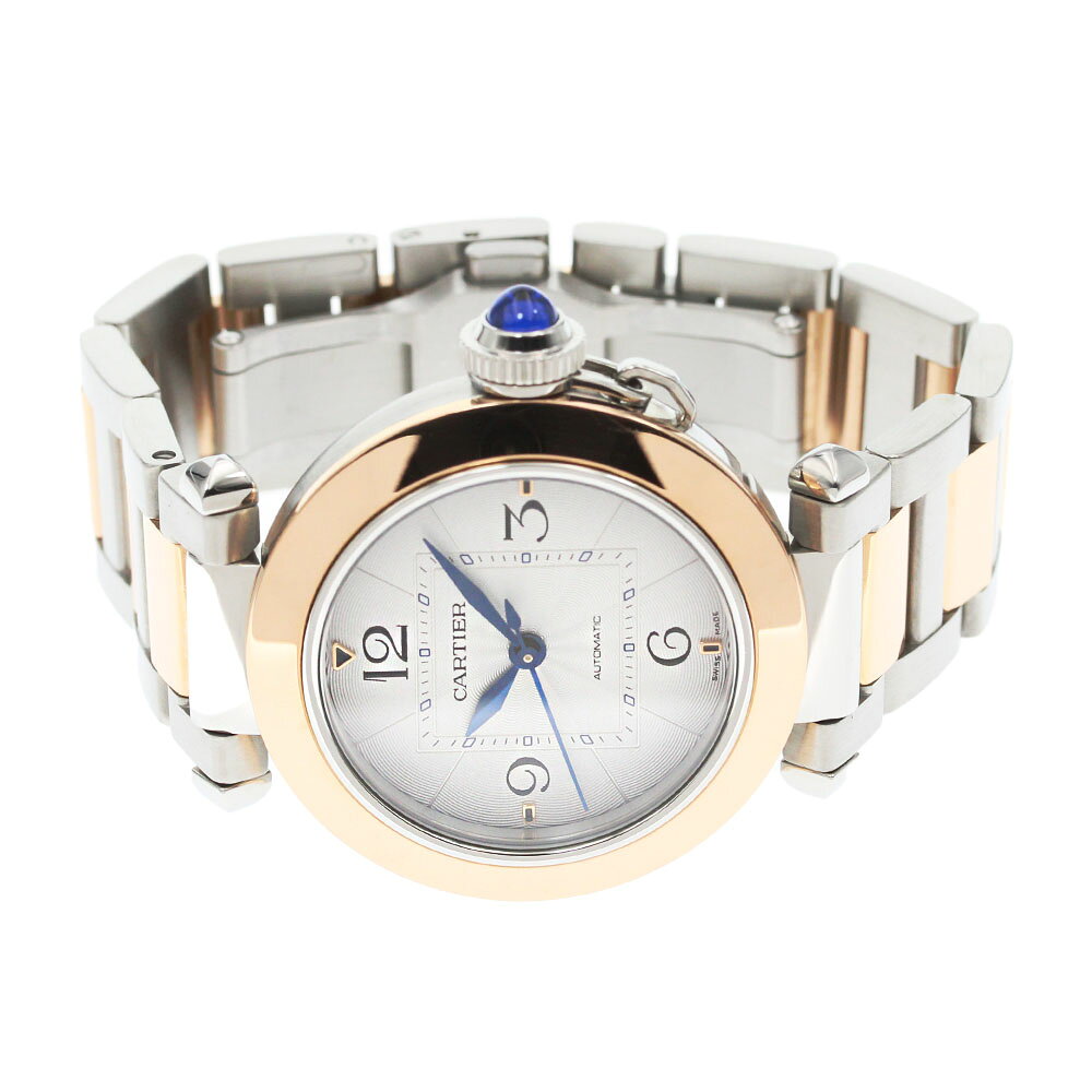 カルティエ CARTIER W2PA0008 パシャ ドゥ カルティエ 35MM SS/PG 自動巻き ボーイ...