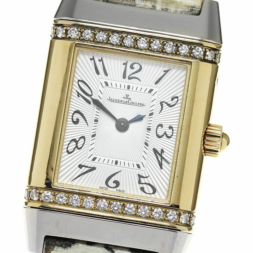 ジャガー・ルクルト JAEGER-LECOULTRE 265.5.08 レベルソ K18YG ダイヤ クォーツ レディース _863895【中古】