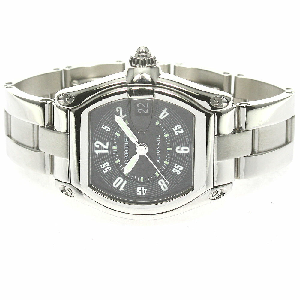 カルティエ CARTIER W62004V3 ロードスターLM デイト 自動巻き メンズ _847508【中古】