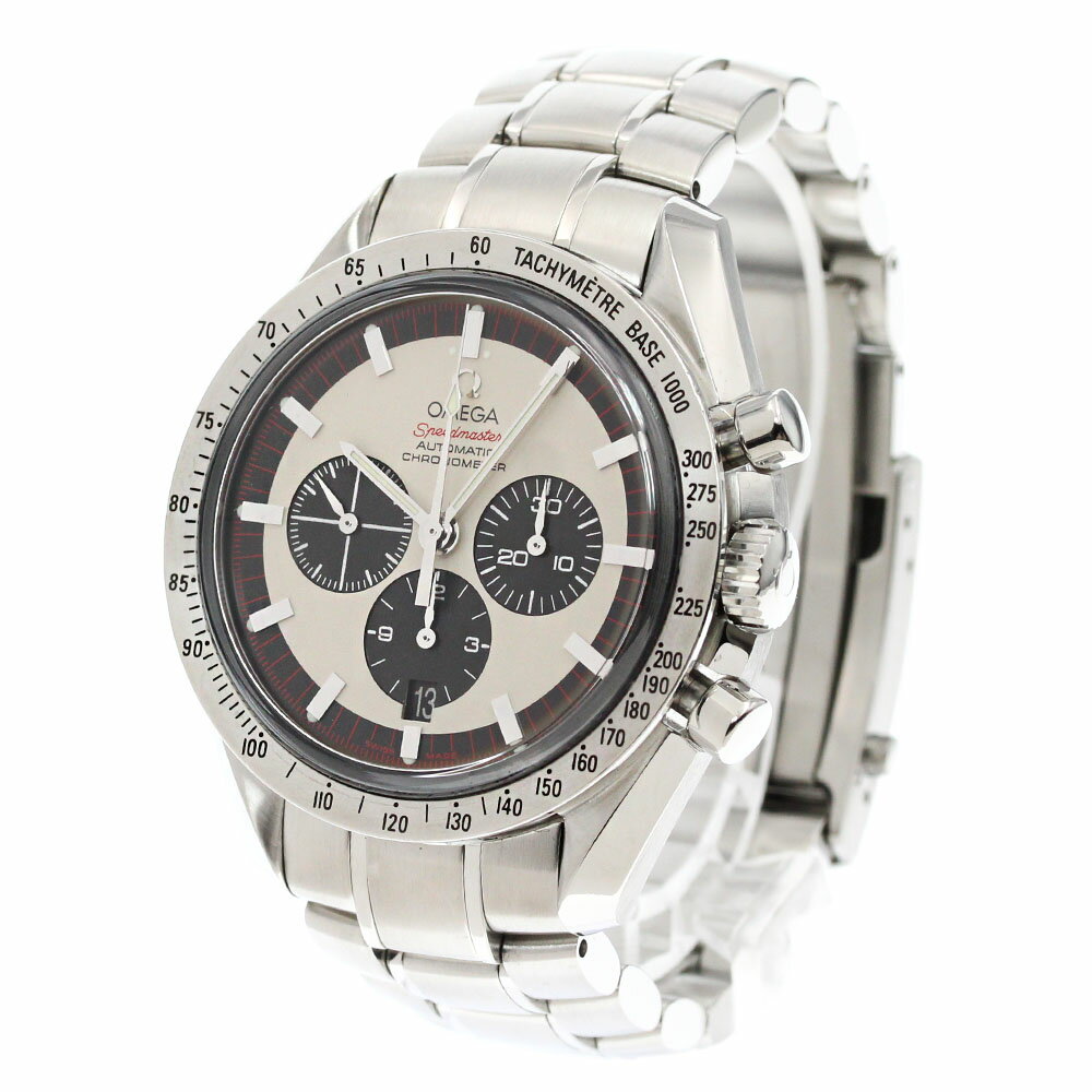 オメガ OMEGA 3559.32 スピードマスター シューマッハ レジェンド クロノグラフ デイト 自動巻き メンズ _860903【中古】