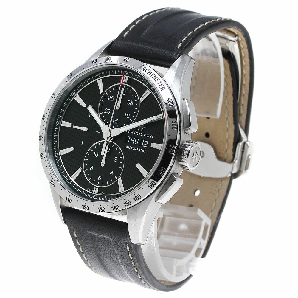 ハミルトン HAMILTON H435160 ブロードウェイ クロノグラフ デイデイト 自動巻き メンズ _861298【中古】