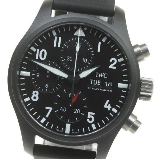 IWC SCHAFFHAUSEN IW389401 ビッグパイロットウォッチ トップガン クロノグラフ 自動巻き メンズ 良品 箱・保証書付き_864795【中古】 IWC SCHAFFHAUSEN IW389401 ビッグパイロットウォッチ トップガン クロノグラフ 自動巻き メンズ 良品 箱・保証書付き_864795【中古】