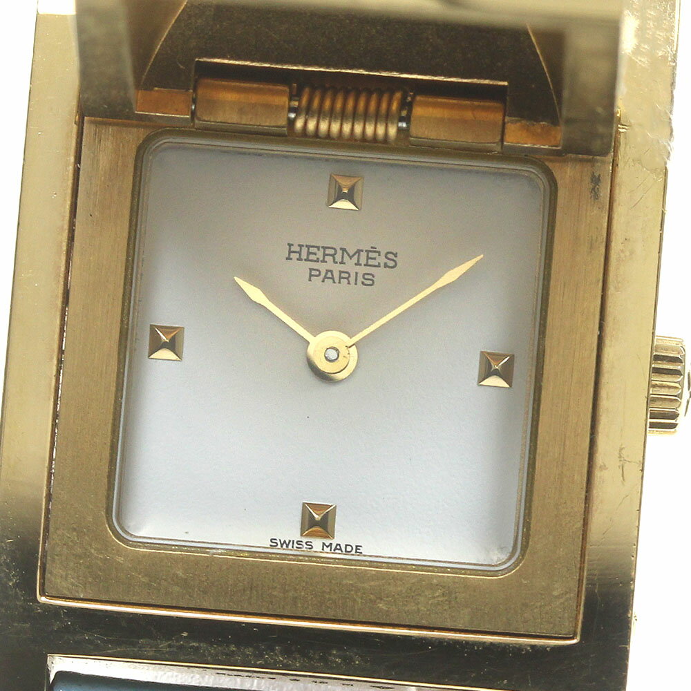 エルメス HERMES メドール クォーツ レディース _863926【中古】