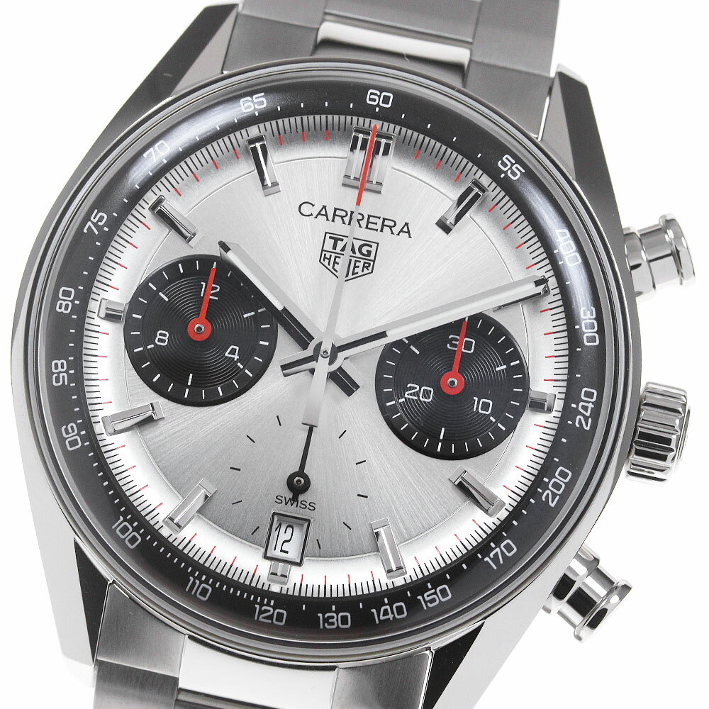 タグホイヤー TAG HEUER CBS2216 カレラ キャリバーTH20-00 クロノグラフ 自動巻き メンズ 極美品 箱・保証書付き_864793【中古】