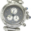 カルティエ CARTIER W31019H2 パシャC クロノリフレックス デイト クォーツ ボーイズ _864923【中古】