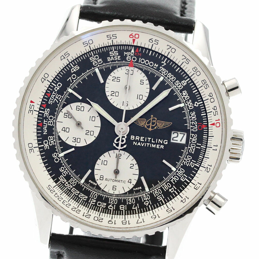 ブライトリング BREITLING A13322 ナビタイマー クロノグラフ デイト 自動巻き メンズ _866146【中古】