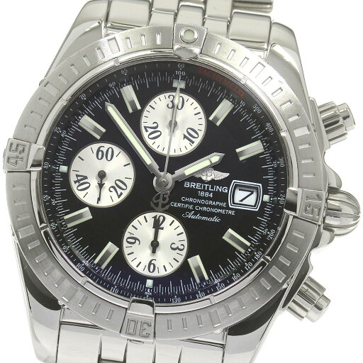 ブライトリング BREITLING A13356 クロノマット エボリューション 自動巻き メンズ _865074【ev10】【中古】 ブライトリング BREITLING A13356 クロノマット エボリューション 自動巻き メンズ _865074【ev10】【中古】