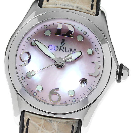 コルム CORUM 39.250.20 バブル デイト クォーツ レディース _866230【中古】 コルム CORUM 39.250.20 バブル デイト クォーツ レディース _866230【中古】