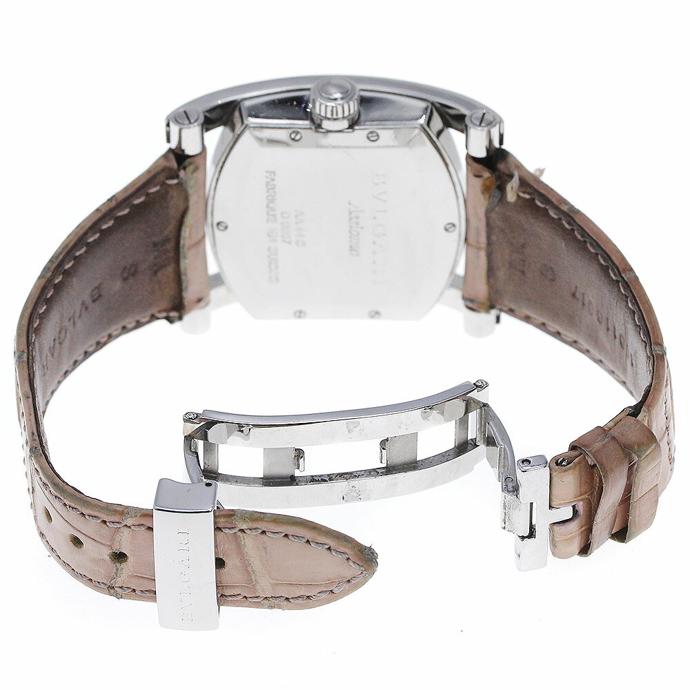 ブルガリ BVLGARI AA44S アショーマ デイト ダイヤインデックス 自動巻き メンズ _...