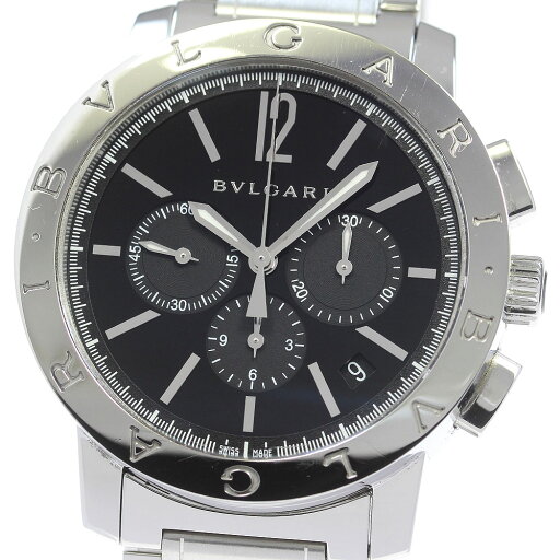 ブルガリ BVLGARI BB41SCH ブルガリブルガリ クロノグラフ 自動巻き メンズ 保証書付き_866128【中古】 ブルガリ BVLGARI BB41SCH ブルガリブルガリ クロノグラフ 自動巻き メンズ 保証書付き_866128【中古】