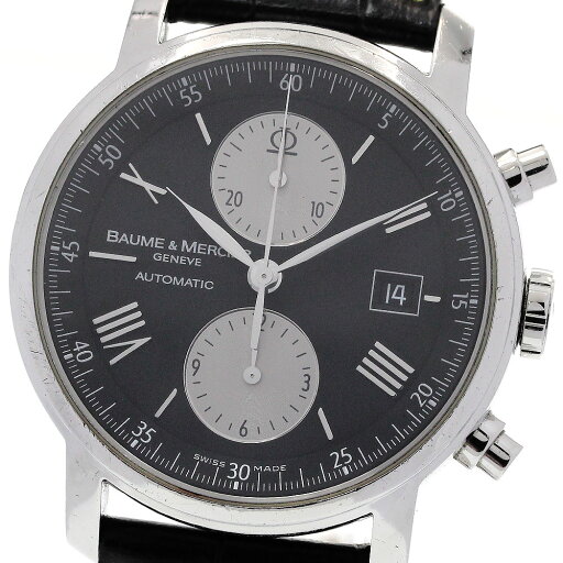ボーム&メルシェ Baume & Mercier 65591/MOA08733 クラシマ エグゼクティブ クロノグラフ 自動巻き メンズ _863634【中古】 ボーム&メルシェ Baume & Mercier 65591/MOA08733 クラシマ エグゼクティブ クロノグラフ 自動巻き メンズ _863634【中古】