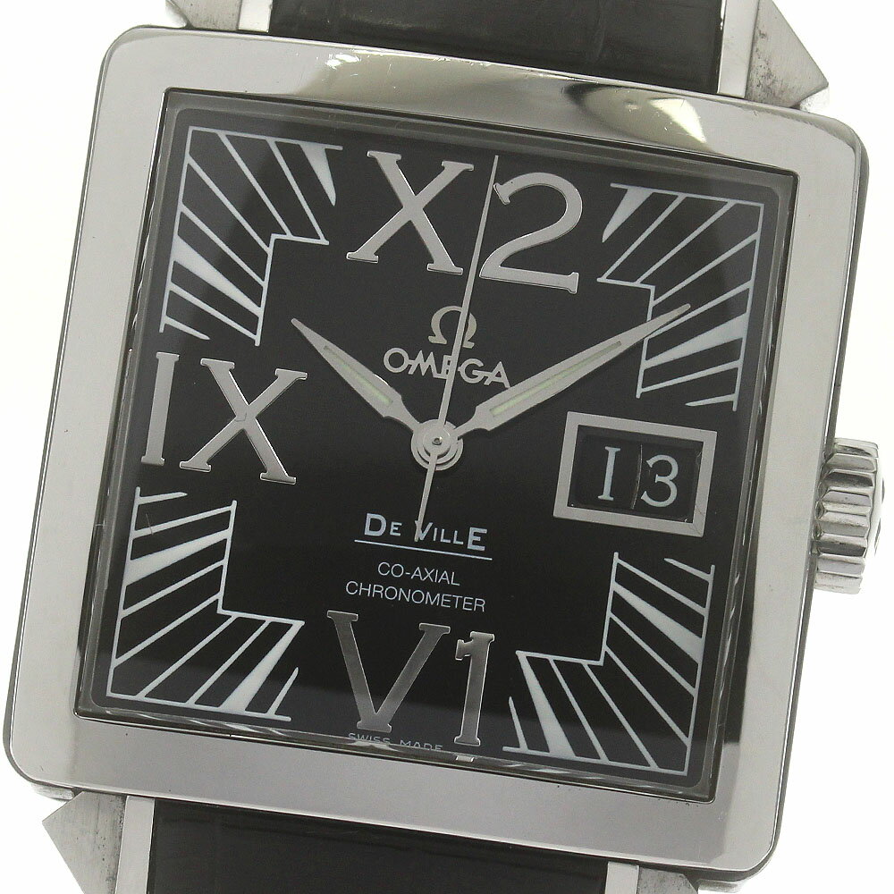 オメガ OMEGA 7813.50.31 デビル コーアクシャル X2 ビッグデイト 自動巻き メンズ _867212【中古】