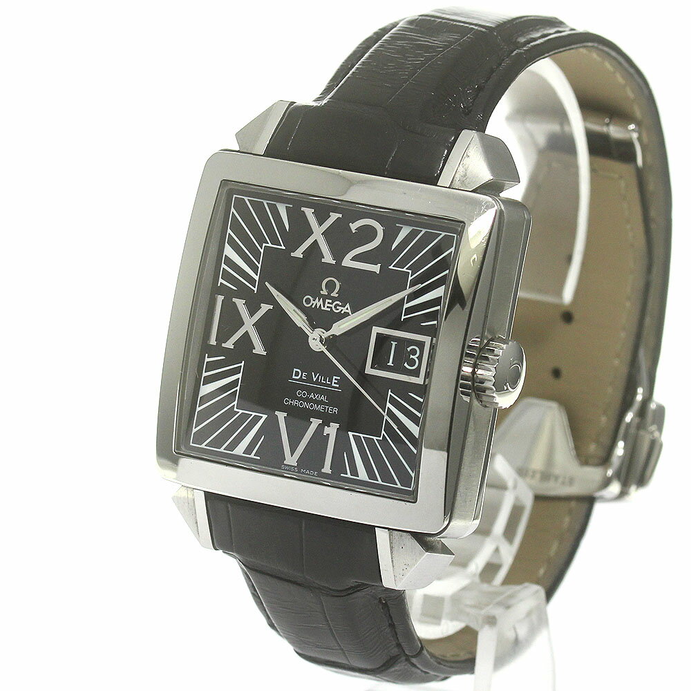 オメガ OMEGA 7813.50.31 デビル コーアクシャル X2 ビッグデイト 自動巻き メンズ _867212【中古】