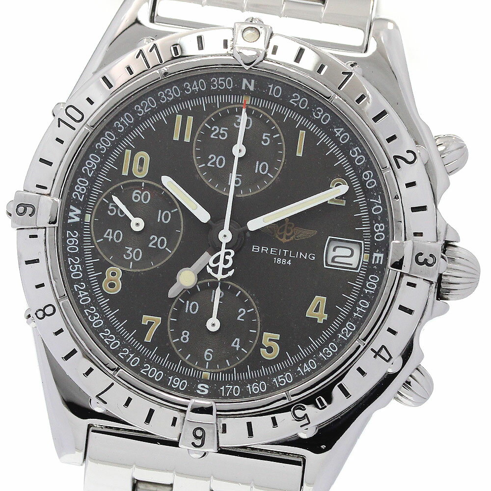 ブライトリング BREITLING A20048 クロノマット ロンジチュード デイト GMT 自動巻き メンズ _847509【中古】
