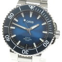 オリス ORIS 01 400 7769 4135 アクイス デイト キャリバー400 自動巻き メンズ 極美品 箱・保証書付き_868193【中古】(2)