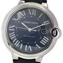 カルティエ CARTIER WSBB0025 バロンブルー 42MM 自動巻き ボーイズ _868207【中古】