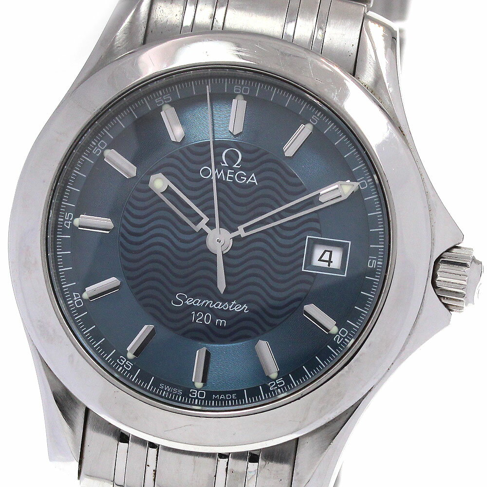 オメガ OMEGA 2511.81 シーマスター120 デイト クォーツ メンズ _868379【中古】