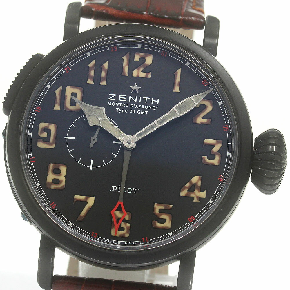 ゼニス ZENITH 96.2431.693/21.C738 パイロット タイプ20 スモールセコンド 自動巻き メンズ 良品 箱・保証書付き_865066【中古】