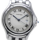 カルティエ CARTIER パンテールクーガーLM デイト クォーツ ボーイズ _869338【中古】