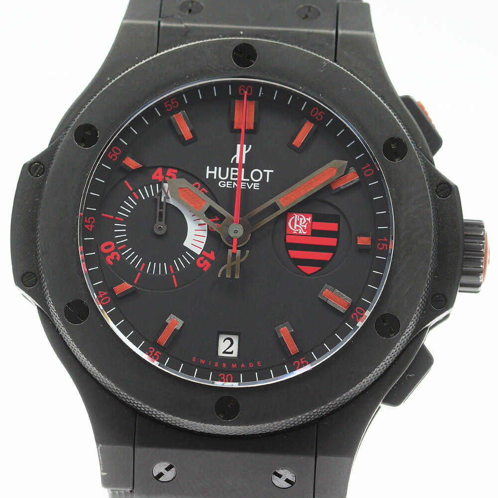 訳あり ウブロ HUBLOT 318.CI.1123.GR.FLM11 ビッグバン フラメンゴバン 世界限定250本 自動巻き メンズ _867978【中古】