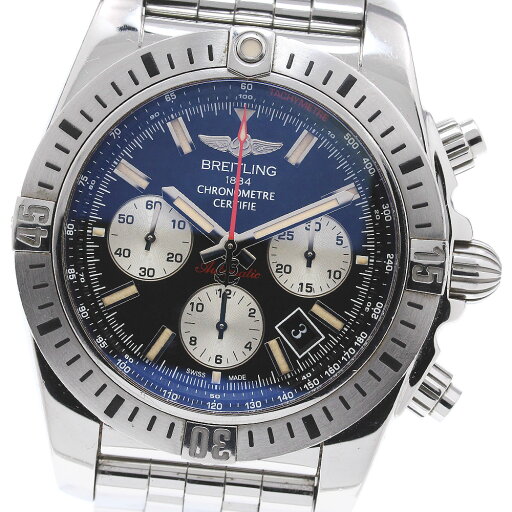 ブライトリング BREITLING AB0115 クロノマット 44 エアボーン デイト 自動巻き メンズ 箱付き_866790【中古】 ブライトリング BREITLING AB0115 クロノマット 44 エアボーン デイト 自動巻き メンズ 箱付き_866790【中古】