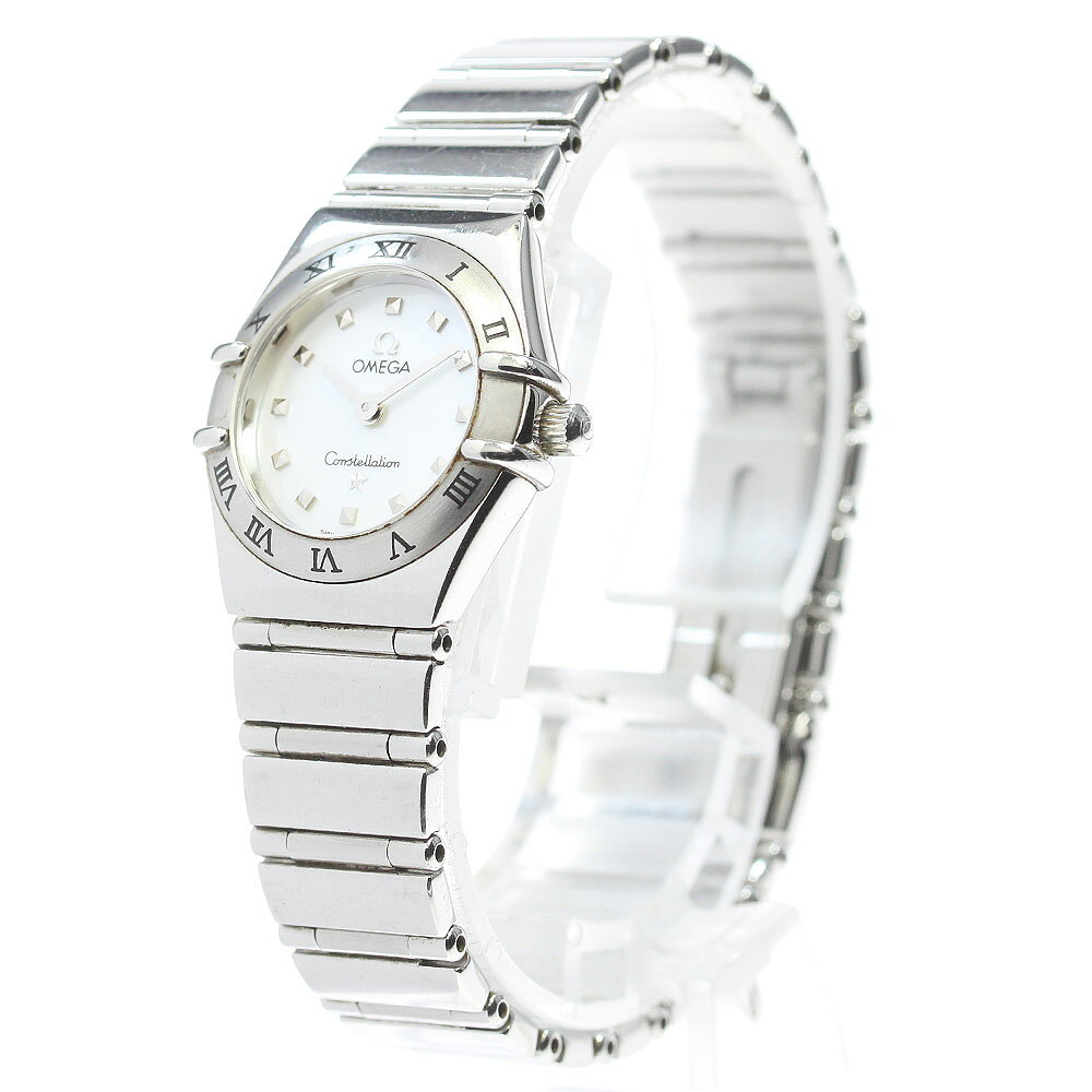 CLOSERのオメガ OMEGA 1561.71 コンステレーション ミニ マイチョイス ホワイトシェル クォーツ レディース _870024【中古】｜アングル2
