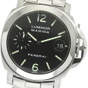 パネライ PANERAI PAM00050 ルミノールマリーナ スモールセコンド デイト 自動巻き メンズ 箱・保証書付き_868031【中古】(2)
