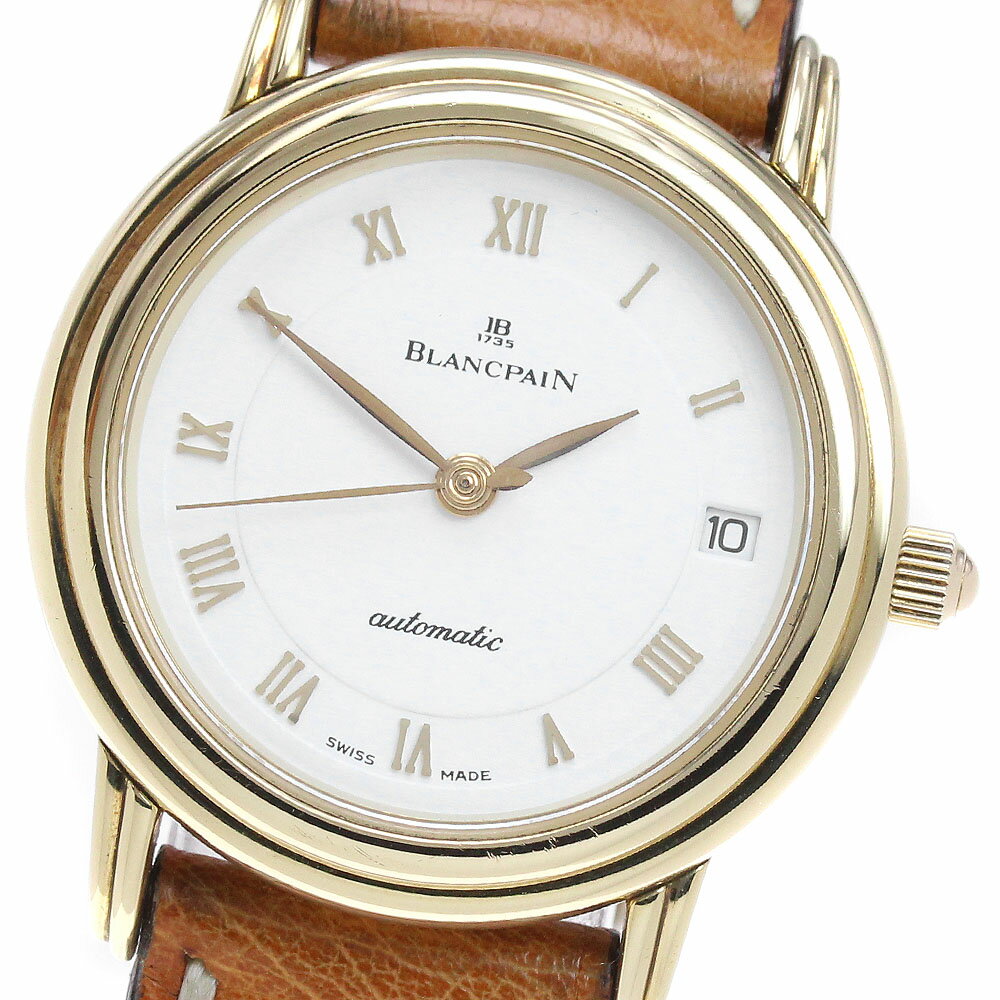 ブランパン Blancpain 0096-1418-58 ヴィルレウルトラスリム K18YG 手巻き レディース 保証書付き_870286【中古】
