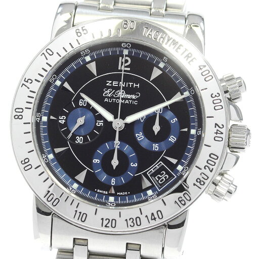 ゼニス ZENITH 01/02.0461.400 エルプリメロ レインボー クロノグラフ 自動巻き メンズ _870343【中古】 ゼニス ZENITH 01/02.0461.400 エルプリメロ レインボー クロノグラフ 自動巻き メンズ _870343【中古】