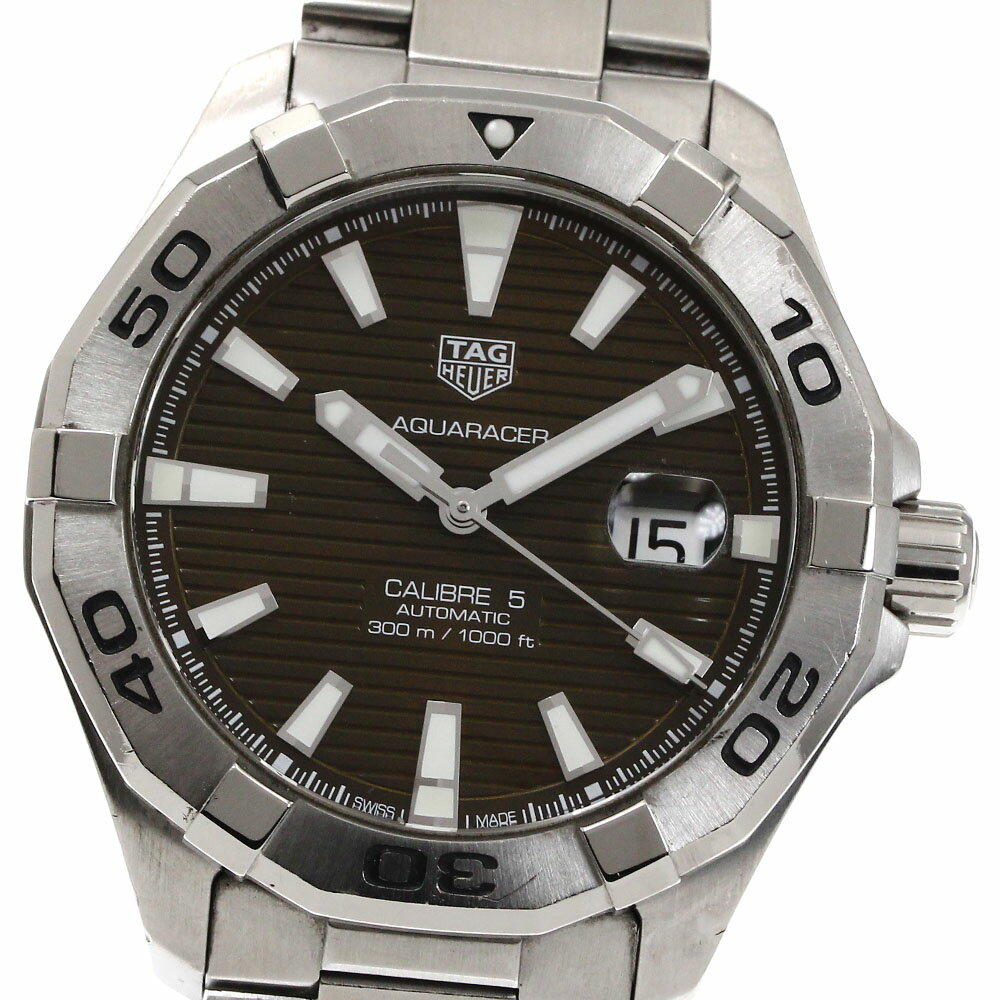 タグホイヤー TAG HEUER WAY2018 アクアレーサー キャリバー5 自動巻き メンズ _867416【中古】