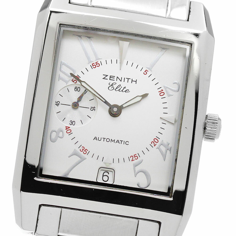 ゼニス ZENITH 01.0250.684 エリート スモールセコンド 自動巻き メンズ _869392【ev10】【中古】