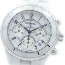 シャネル CHANEL H1007 J12 ホワイトセラミック 自動巻き メンズ 良品 _849855【中古】